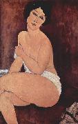 Amedeo Modigliani Sitzender Akt auf einem Sofa oil